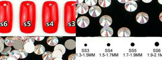 Korneliya Kristallen ca 125 stuks AB  Stone Size 6