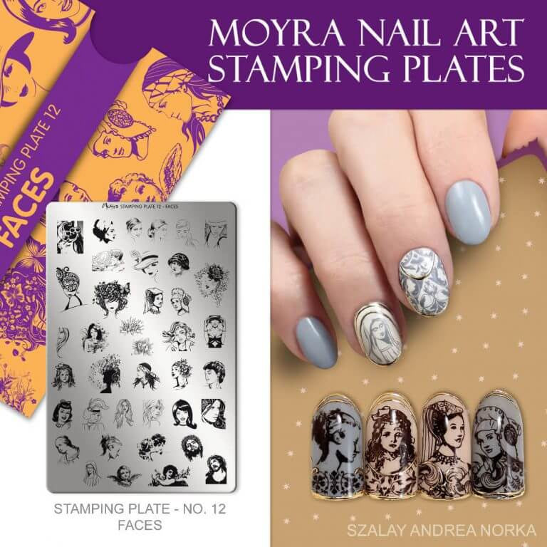 Moyra Stamping Plate 12 FACES