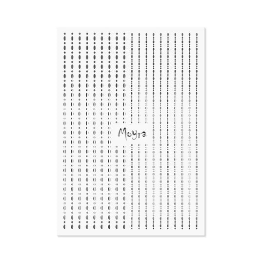 Moyra Nailart Strip Dots 02 Silver