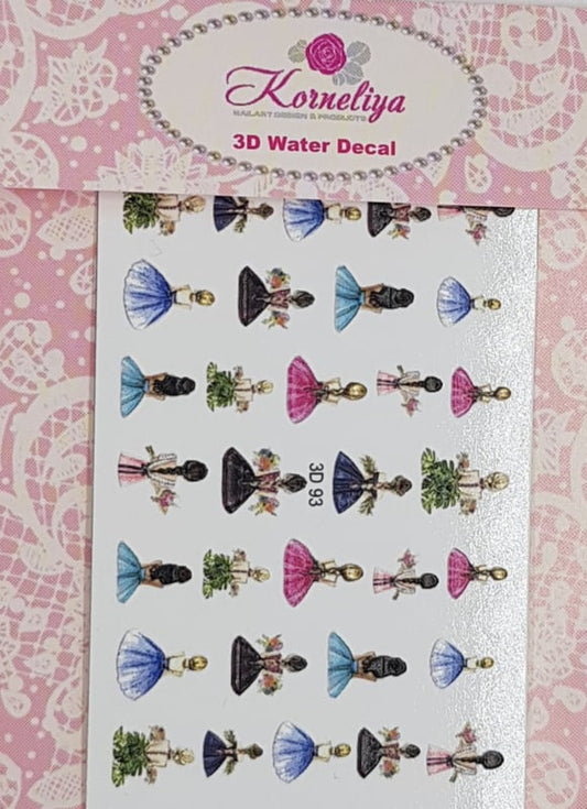 Korneliya 3D Waterdecal - 3D 093
