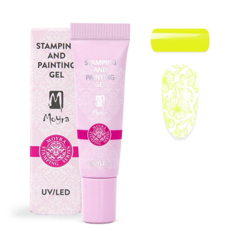 Moyra Stamping and Painting Gel No.10 Neon Geel