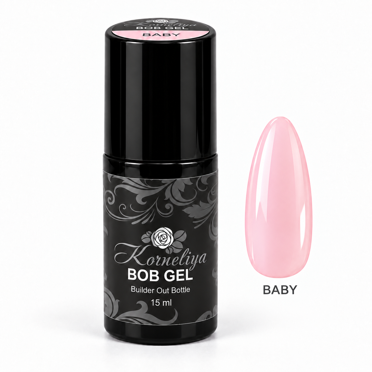Korneliya BOB Gel BABY 15 ml met kleursticker en nagelstaal