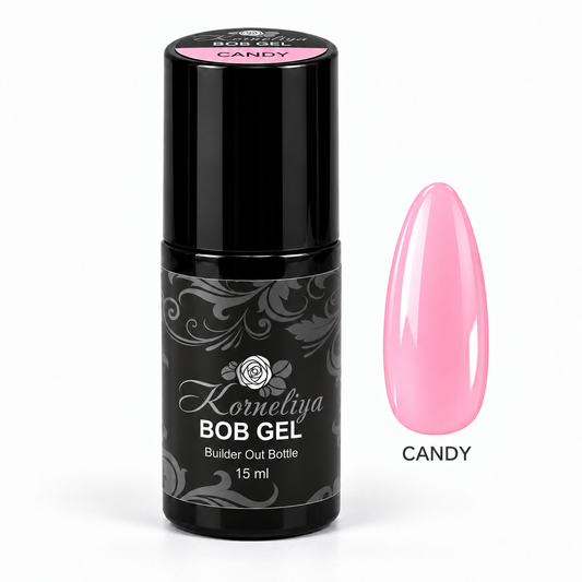 Korneliya BOB Gel CANDY 15 ml met kleursticker en nagelstaal