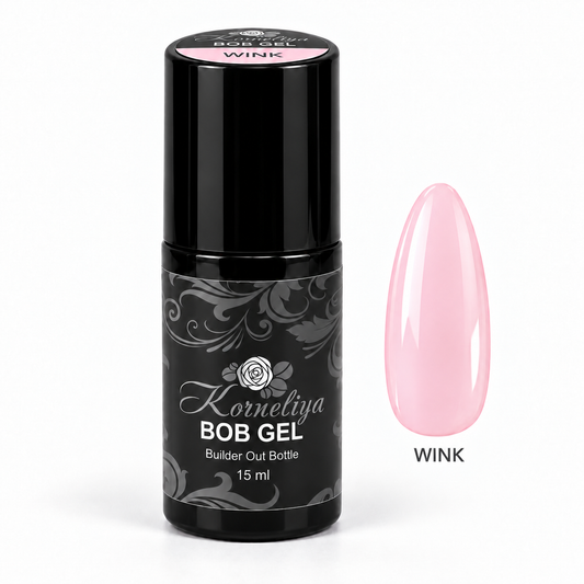 Korneliya BOB Gel WINK 15 ml met kleursticker en nagelstaal