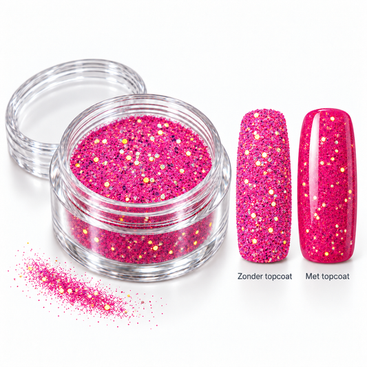Korneliya Crystal Sugar 435 – zonder en met topcoat