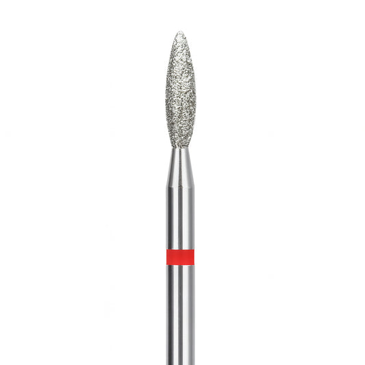 Korneliya diamant freesbitje vlam afgerond rood 2,1 mm
