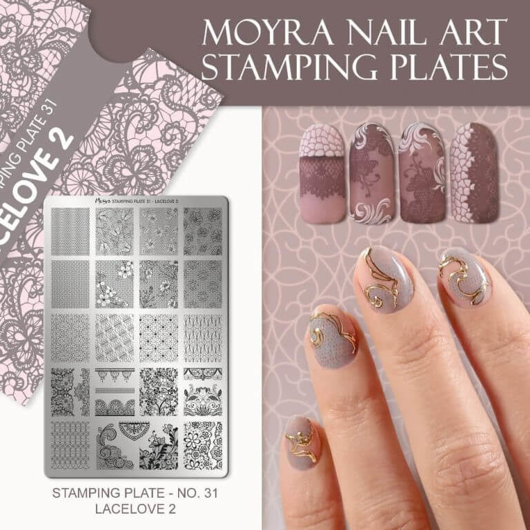Moyra Stamping Plate 31 LACELOVE 2