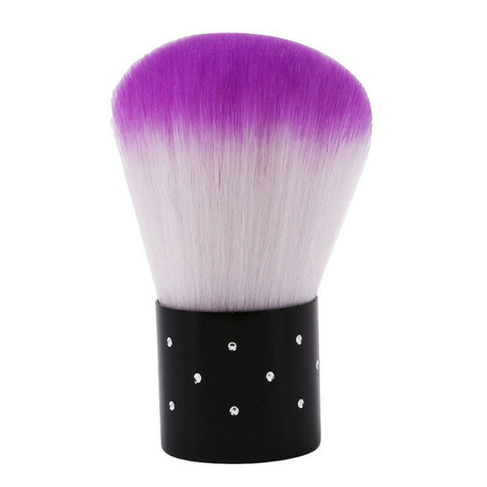 CHIMP Nagel Stof Borstel Rond WIT / PAARS