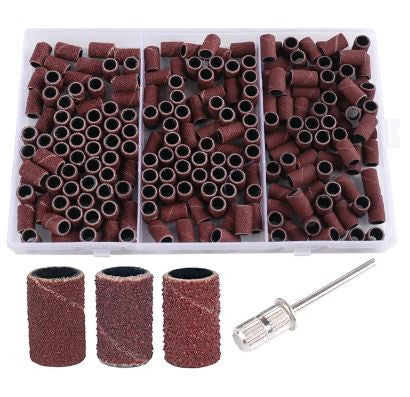 CHIMP Schuur Rolletjes Set 100stuks met gritt 80/120/180 met en madrill bit