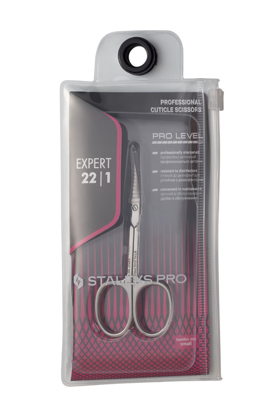 Staleks cuticle scissors EXCLUSIVE SX-22/1m (magnolia)