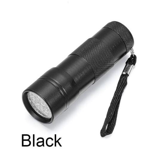 Korneliya Mini UV LED Lamp ZWART 12 Leds