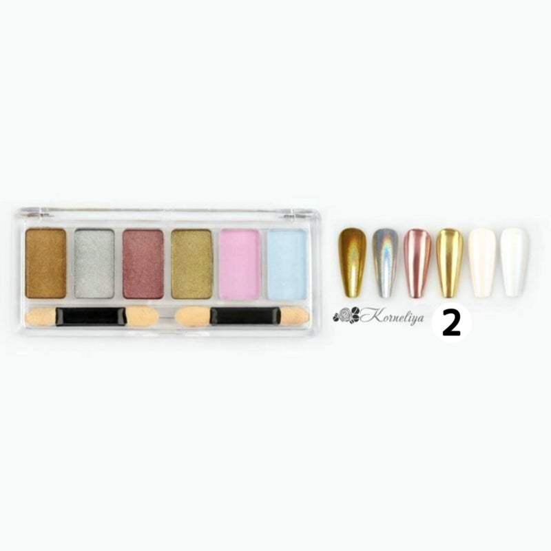 Korneliya Solide Nail art pigment set 2